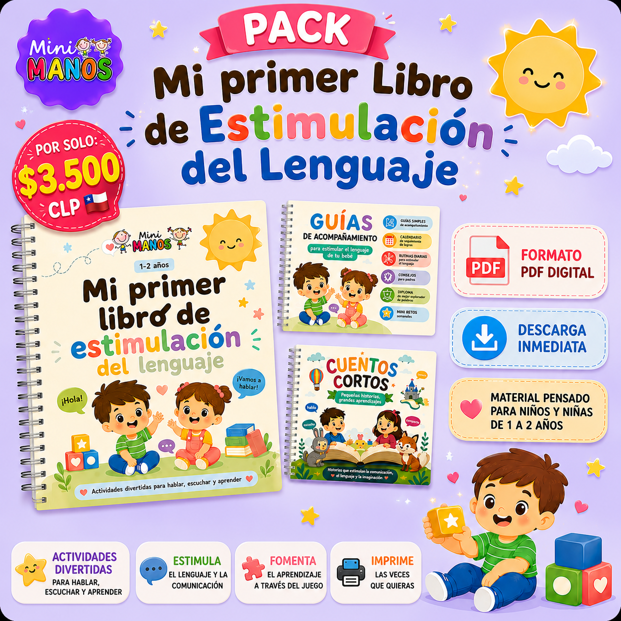 Pack Mi Primer Libro de Estimulación