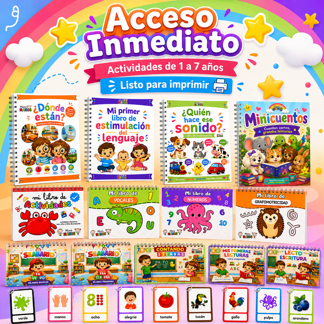 Mega Pack Educativo Premium | De 1 a 7 años ⭐⭐⭐⭐⭐